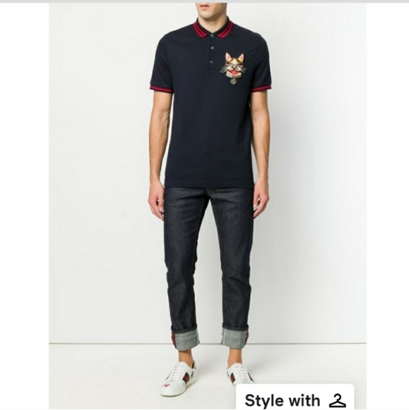 NWT Gucci Dog Patch Polo - Picture 15 of 15